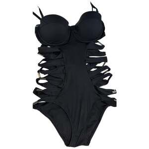 Victoria Secret 2011 Archival Cut-out Strappy Monokini Womens Swimsuit 36C